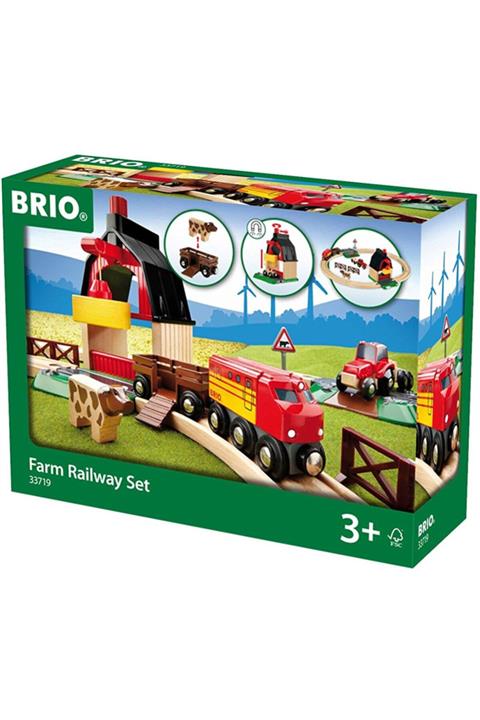 BRIO Çiftlik Tren Yolu Seti 33719