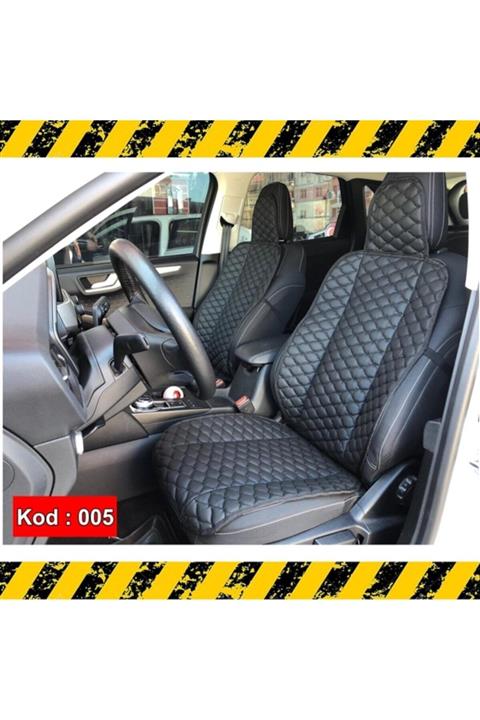 Point Kia Rio Stw 2003-2005 Arası Ön Iki Lüks Koltuk Kılıfı Mnd005