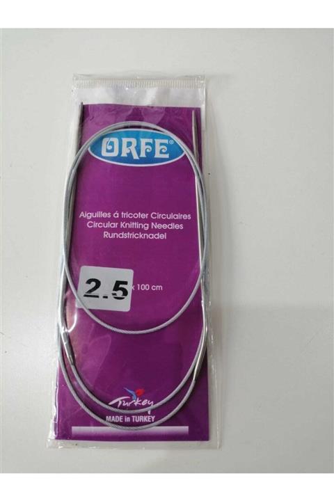 ORFE Çelik Telli Misinalı Şiş 3 Numara 100 Cm