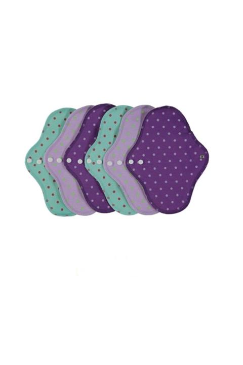 Ponped Bambu Yıkanabilir Doğal Kadın Pedi - Normal 6'lı