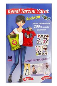 bebeğimin Tak Çıkart Stickerlı Çıkartmalı Boyama Kitabı Tarzını Yarat Rockstar