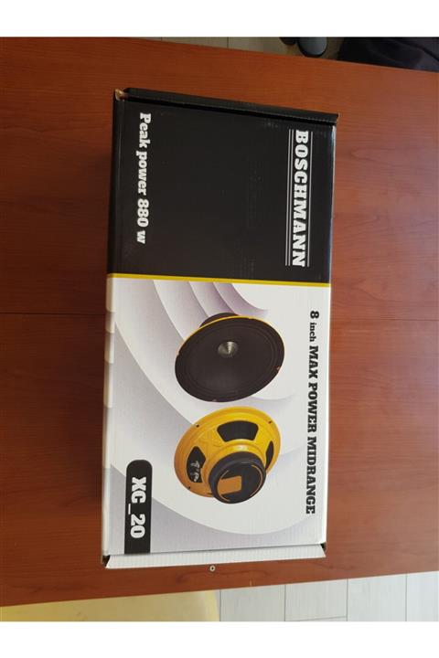 Boschman 20 Cm 880 W 120 Rms Değerinde Güç Kurşun Göbek Midrange