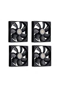 JTECH (4 ADET) 12 Cm Geniş Kasa Soğutucu 7 Kanatlı Fan 4 Pin 7839