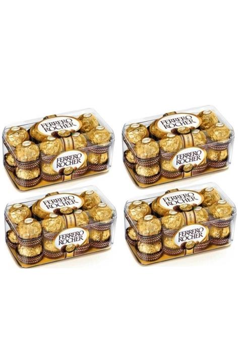 Ferrero Rocher Fındıklı Çikolata Set 4'lü 200 Gr