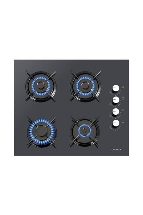 Luxell 40 Tahdf Antrasit Cam Ankastre Ocak