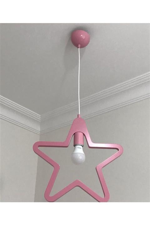 MCT Ahşap Yıldız Çocuk Avizesi