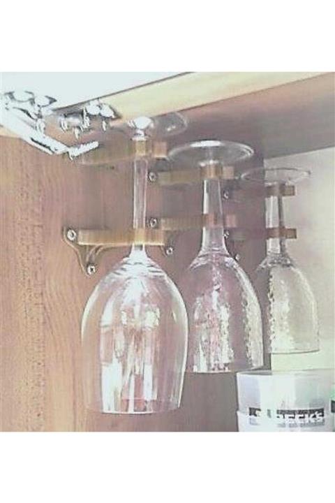 BCA 1adet Cam Bardak Tutucu Wohnmobil Mutfak Organizer Beyaz