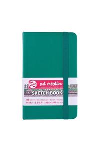 Talens Art Creation Sketchbook Sert Kapak Eskiz Defteri 140 Gr 9x14 Cm 80 Yp Forest Green