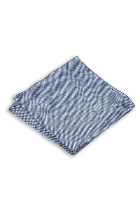 1001 Kravat Koyu Mavi Renkli 33x33 cm Ölçülerinde İpek Cep Mendili