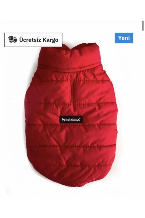 Lolidogs Jacks Dog Cafe Büyük Irk Kırmızı Mont