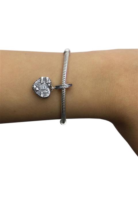 My Story Anasayfa Tatlı Kalp Sallantılı Gümüş Charm