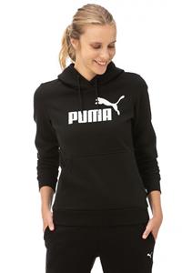 Puma ESS Logo Hoody Fl Kadın Siyah Sweatshirt 583282