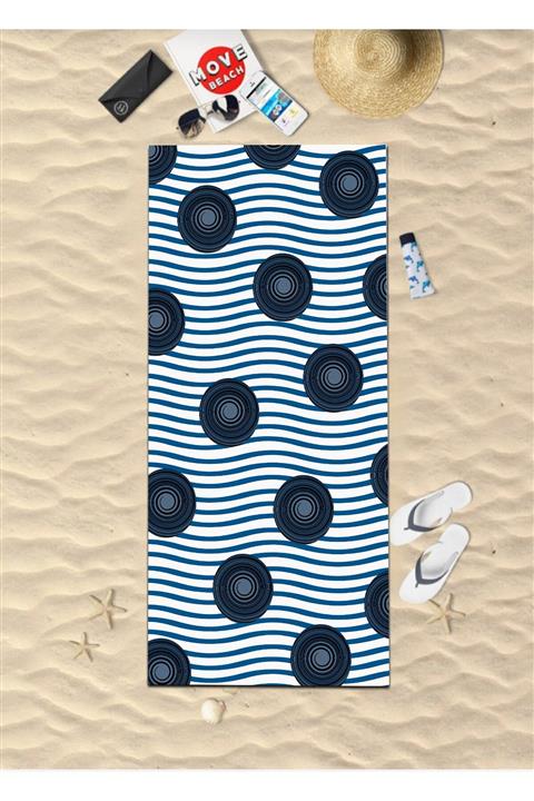 Ardizayn Ocean Dijital Baskılı 75x150 cm Deniz ve Plaj Havlusu