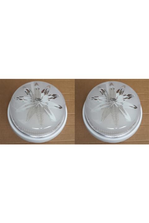 Nisaca Elektrohan Tavan Lambası Glop Armatür. 2li Avantaj Paket. Wc Tuvalet Banyo Balkon Merdiven Teras