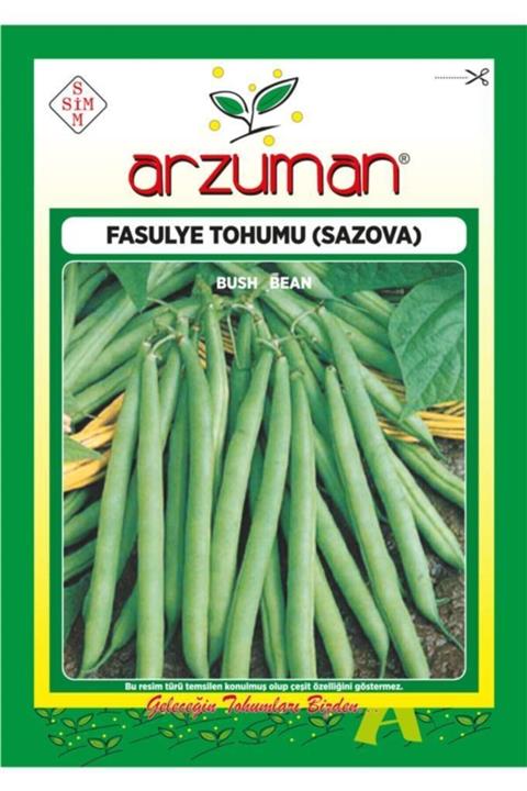 GüçlüTedarik Sazova Oturak Fasülye Tohumu 100 Tohum 50 Gram