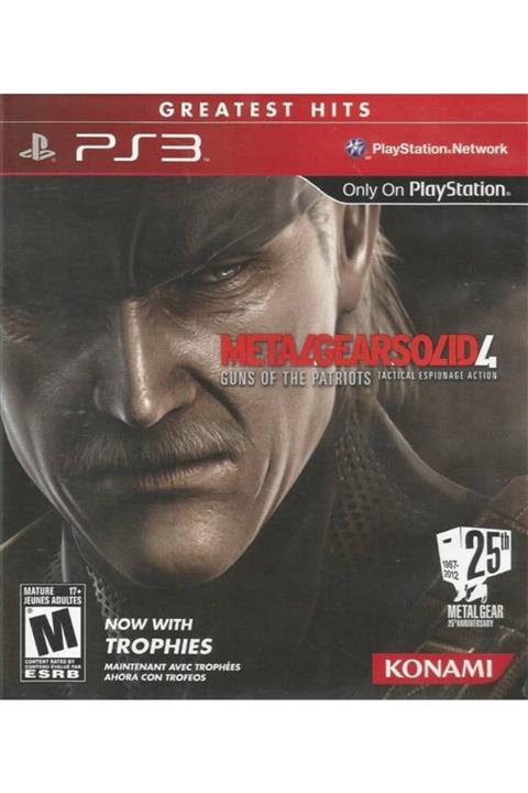 KONAMI Metalgearsolıd4 Gun Of The Patrıots