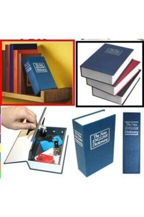 artskin Kitap Şeklinde Gizli Kasa Hırsız Kilitli Sözlük Para Kumbarası