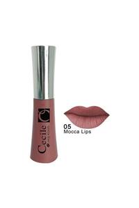 Cecile Kalıcı Mat Ruj - Cecile Long Kisses Lipgloss 05 Mocca Lips 8698438100366