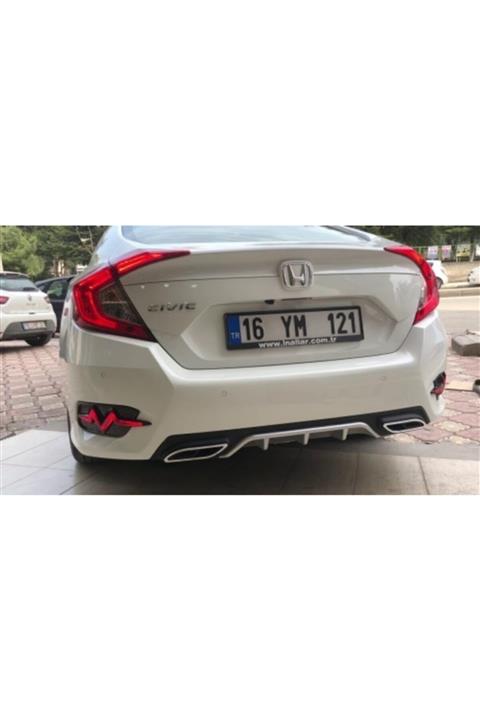 GENPO Honda Civic Fc5 Ritm Dizayn Arka Sis Ledi Smoke