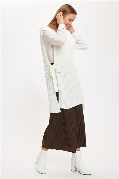 DeFacto Balıkçı Yaka Triko Panço