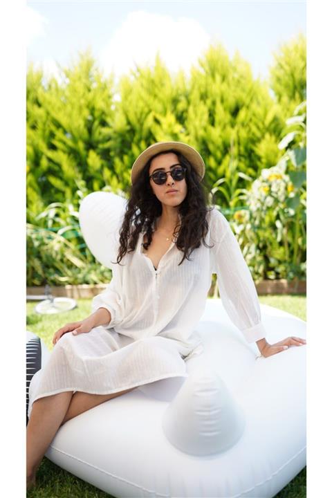 FEBOOM BUTİK Kadın  Hakim Yaka Pareo