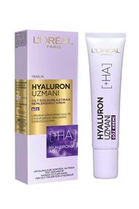 L'Oreal Paris Hyaluron Uzmanı Cilt Dolgunlaştıran Nemlendirici Göz Kremi 15ml X2