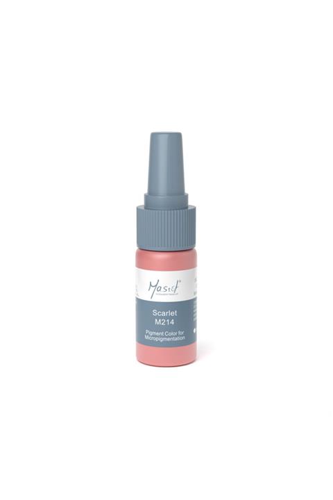 Mastor M214 , Scarlet Kalıcı Makyaj Micropigmentasyon Boyası (PİGMENT) 15 Ml.