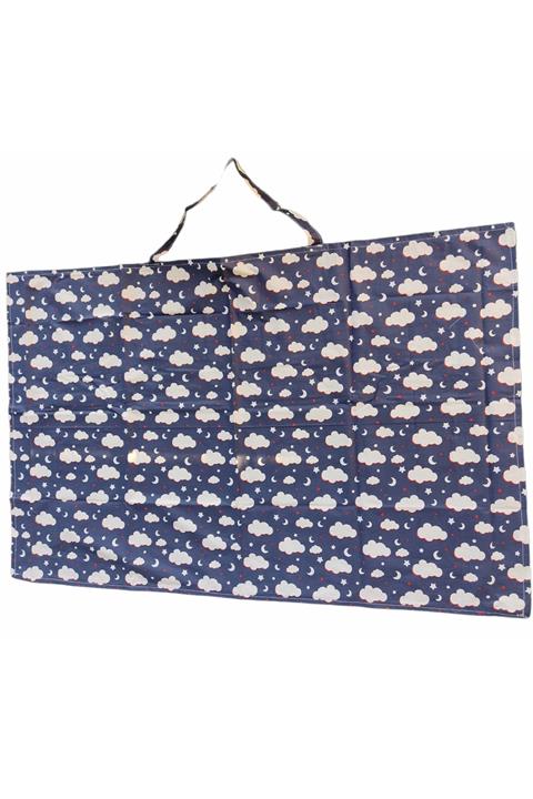 NE GELDİ Bebek Emzirme Önlüğü Mavi-özlmb