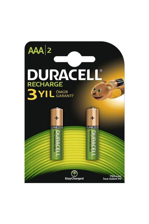 Duracell Rechargeable (şarjlı) Pil 750 Aaa 2'li