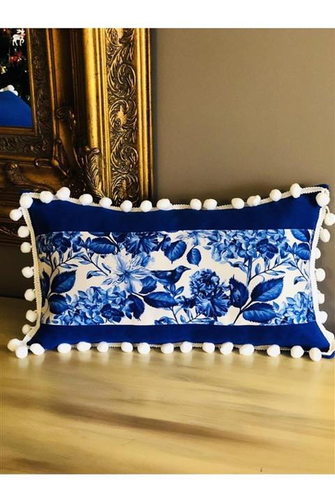 HAZE DESİGN LAB Mavi Esintisi Yastık Kılıfı - Model - 3