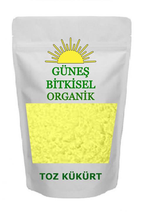 Güneş Bitkisel Organik Elementel Toz Kükürt Ecza Kalite 500 gr