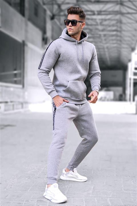 Madmext Gri Erkek Eşofman Takımı 5425