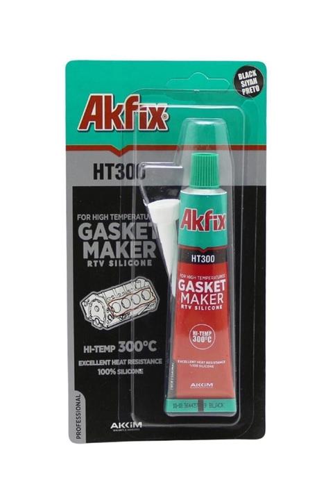 Akfix 50 Ml Conta Silikon Siyah Sa113