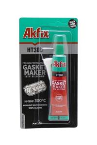 Akfix 50 Ml Conta Silikon Siyah Sa113