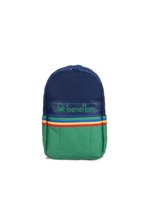 Benetton United Colors Of 70038 Lacivert-yeşil Okul Çantası