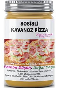 SPANA Sosisli Kavanoz Pizza Ev Yapımı Katkısız 330 gr