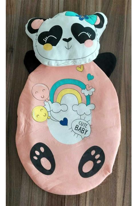 bebegstore Pınk Panda Alt Açma Minderi 2'li Set