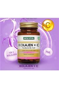 Shiffa Home Kolajen + C Vitamini Hyaluronik Asit Aksuvital 900 Mg 90 Kapsül