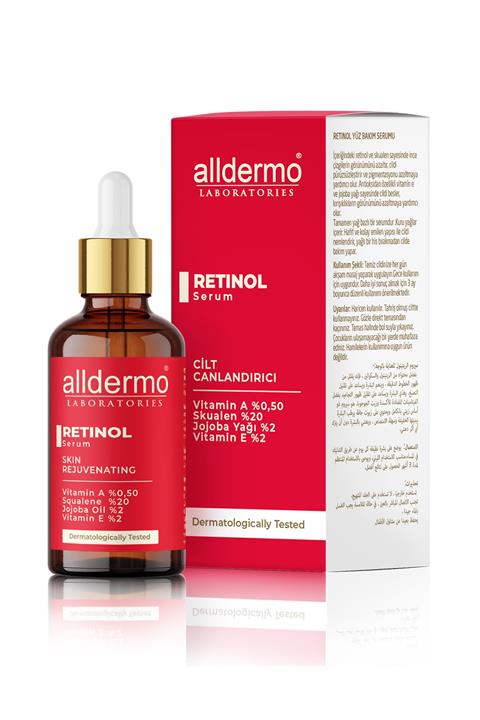 Alldermo Retinol Cilt Canlandırıcı Serum 30 ml