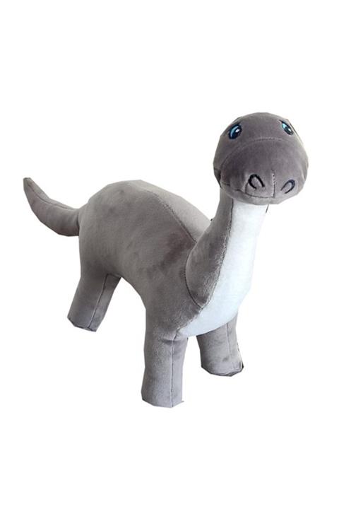 MY toys Yumuşak Peluş Dinozor 65 cm Gri Brontosaurus