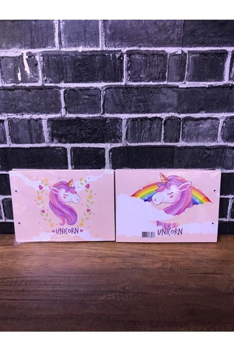 ASVASHOP Unicorn Desenli Anı Albümü Dekoratif Hediyelik