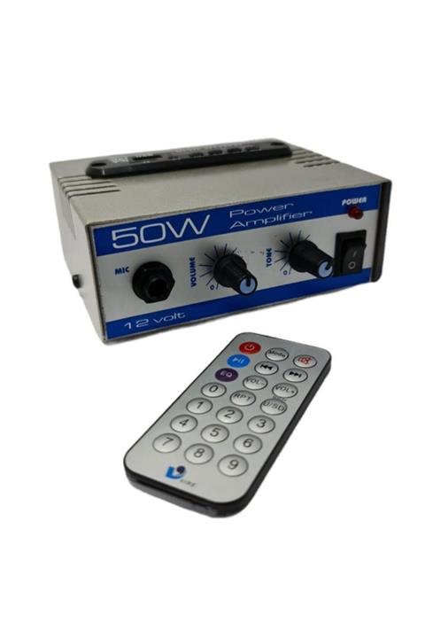 electroon Power 50watt 12v Usb-sd Girişli Pazarcı Anfisi