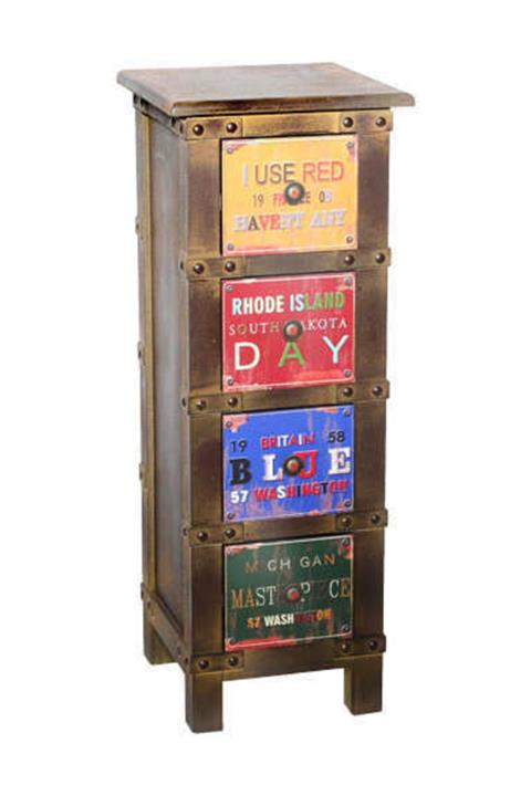 Mnk Şifonyer 4 Çekmeceli Retro