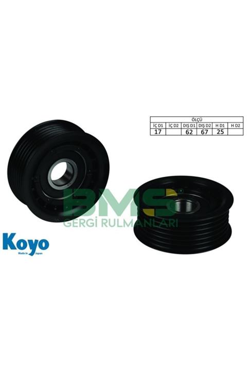 ÖZGÜÇYEDEK Alternator Gergı Rulmanı 17x62 / 67x25 Plastık (plastıc) 6 Pk Fıat Lınea Albea 1