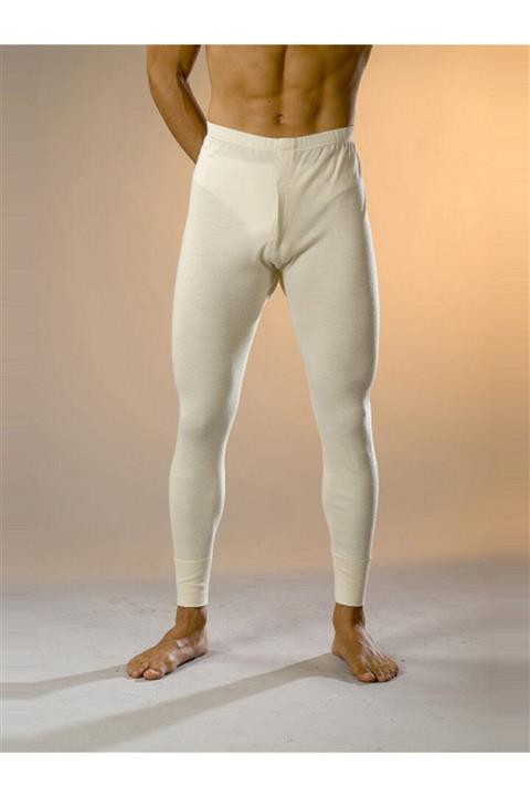 SAFYUN Saf Yün Içlik Erkek Krem Renk Uzun Don