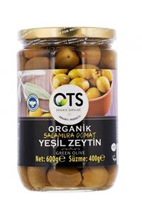OTS Organik Salamura Domat Yeşil Zeytin 600 gr