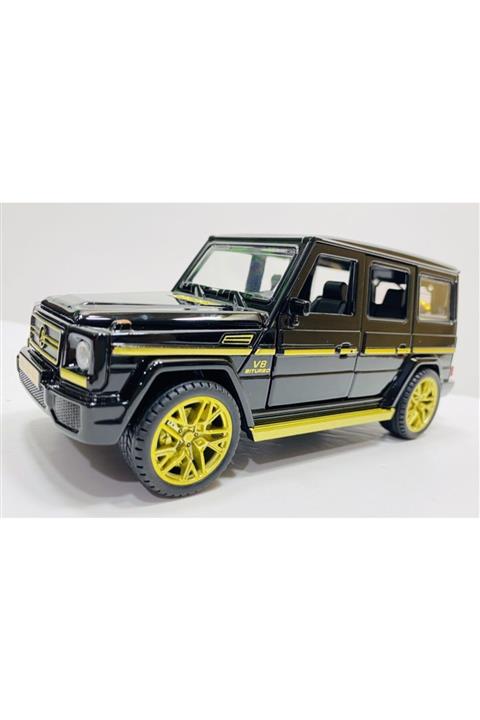 toysandmore Mercedes Benz G 65 Brabus Metal Model Jip 1-24 Büyük Işıklı Sesli