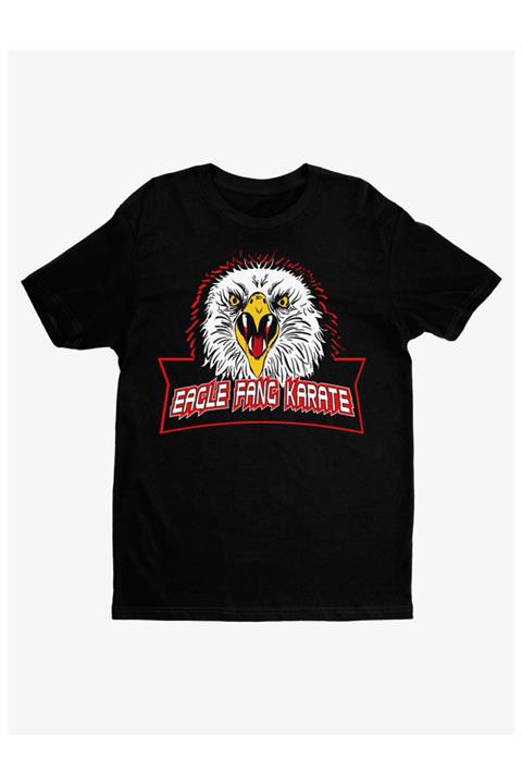 Gala Cobra Kai Eagle Fang Karate Black Tiört Hot Topic Exclusive
