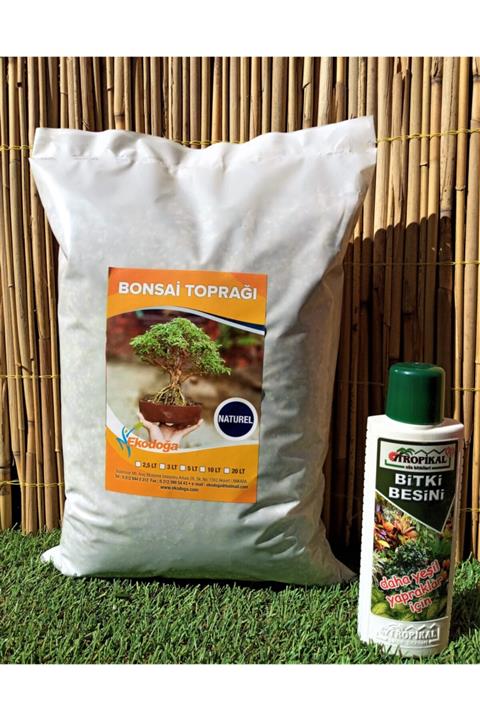 Doğalsan Tarım 2 Li Set 5 lt Bonsai Toprağı + Bitki Besini 225 Ml Yeşil Yapraklı Bitkiler İçin Sıvı Gübre Vitamin
