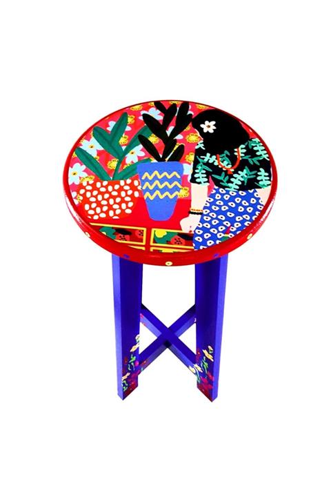 Ayshe Home Ayshehomeart Tasarım Ahşap Tabure